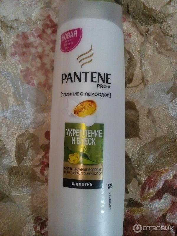 Шампунь Pantene PRO-V Слияние с Природой Укрепление и блеск фото