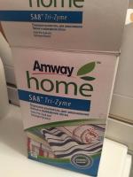 Порошок-усилитель Amway Tri-Zyme для замачивания белья и выведения пятен фото