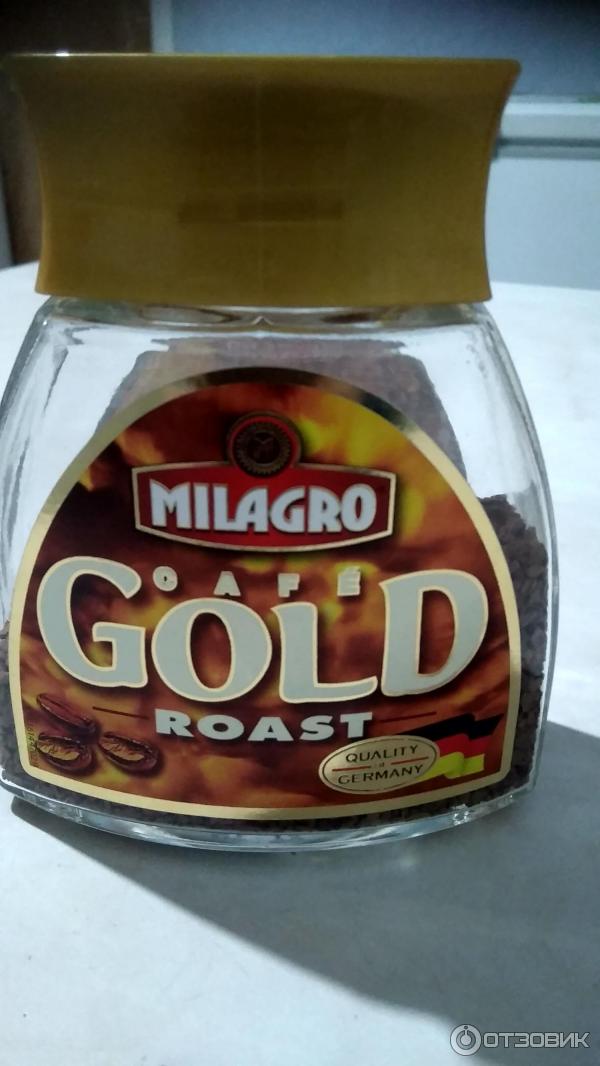 Растворимый кофе Milagro Gold roast фото