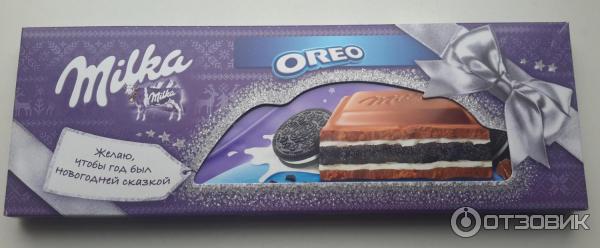 Шоколад молочный Milka Oreo фото