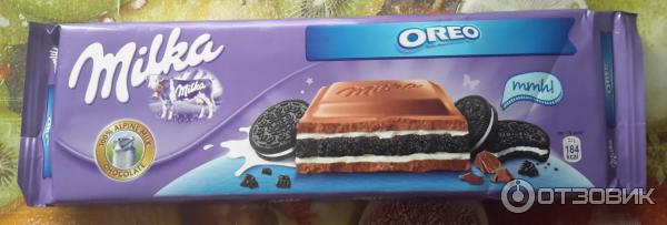 Шоколад молочный Milka Oreo фото