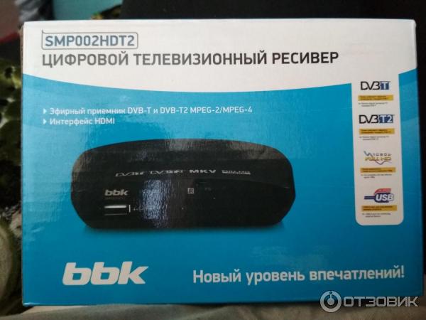 Цифровой телевизионный ресивер BBK SMP002HDT2 фото