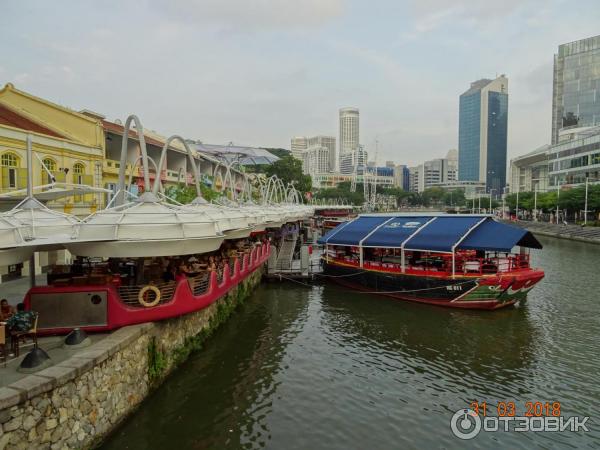 Набережная Clarke Quay в Сингапуре