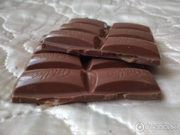 Шоколад Milka Caramel молочный с карамельной начинкой фото