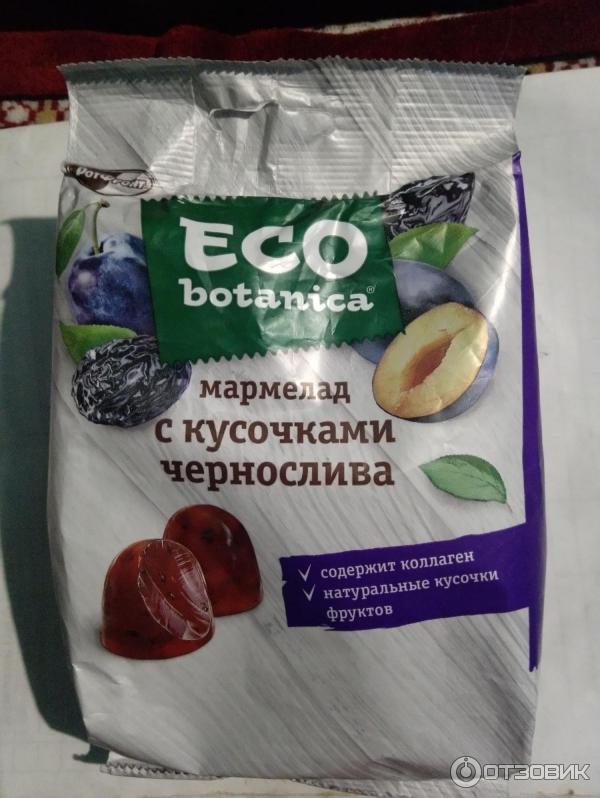 Мармелад Eco Botanica с кусочками чернослива фото