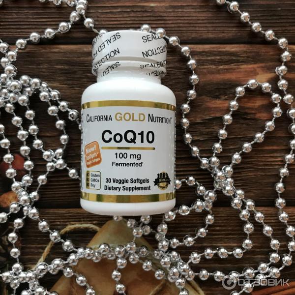 Витамины California Gold Nutrition Коэнзим Q10 фото