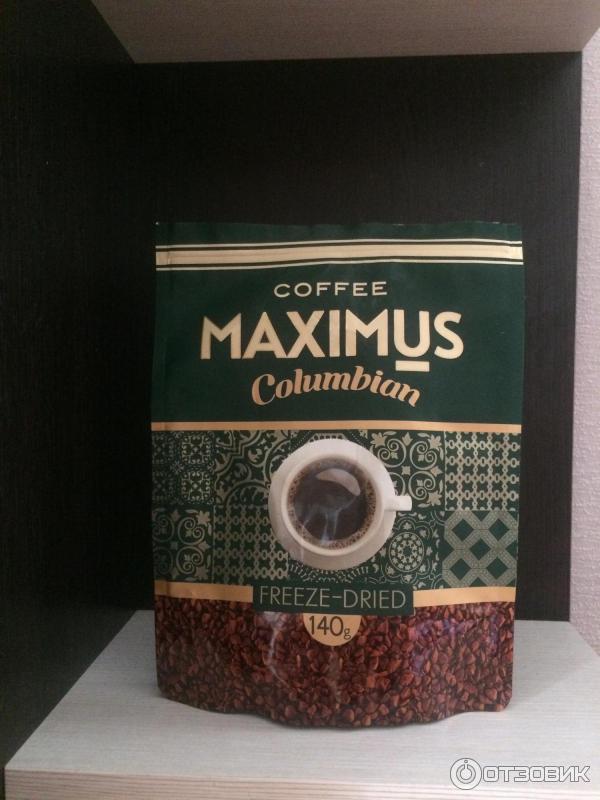 Кофе растворимый Maximus Сублимированный 70г. 1шт. - купить с доставкой по выгод