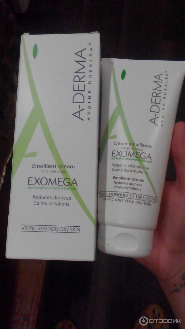 Крем для лица и тела A-DERMA Exomega фото