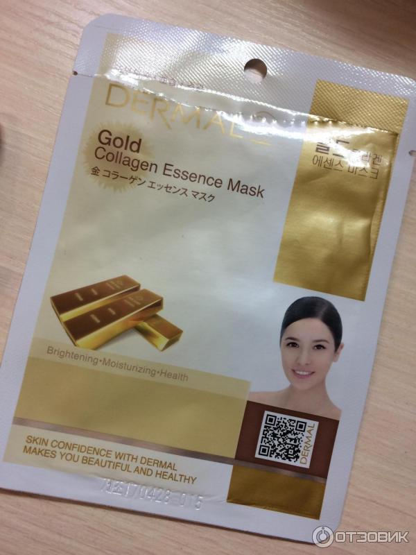 Тканевая маска для лица Dermal Gold Collagen Essence Mask фото