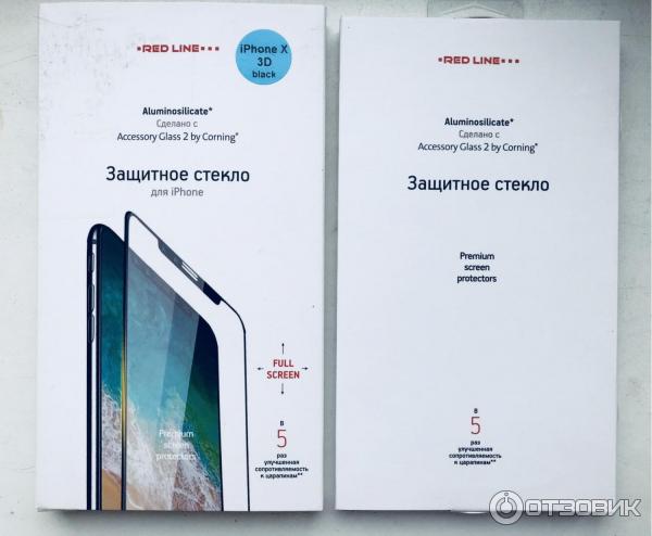 Защитное стекло Red Line Corning Full Screen 3D для iPhone X фото