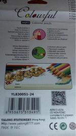 Цветные карандаши Yalong Colourful фото