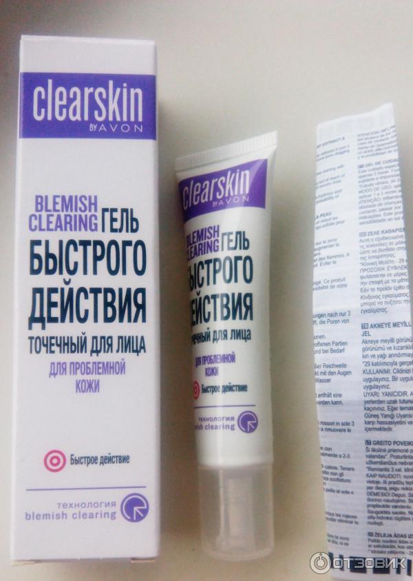 Гель быстрого действия Avon Clearskin Blemish Clearing фото