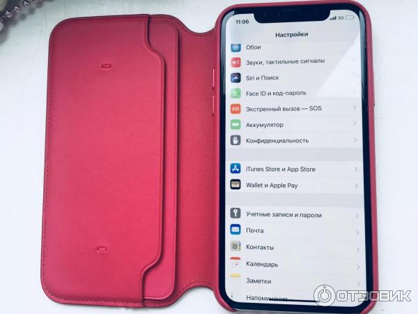 Чехол Apple iPhone Leather Folio для iPhone X фото