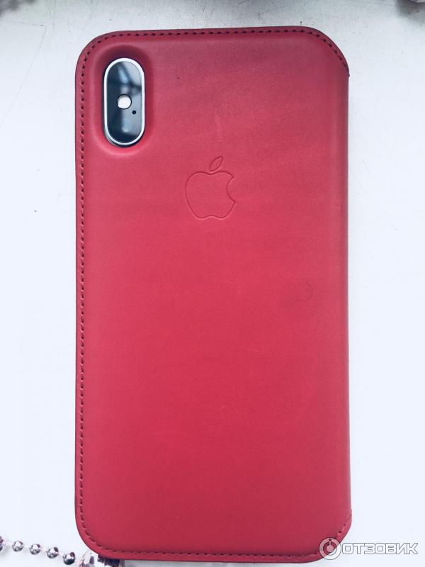 Чехол Apple iPhone Leather Folio для iPhone X фото