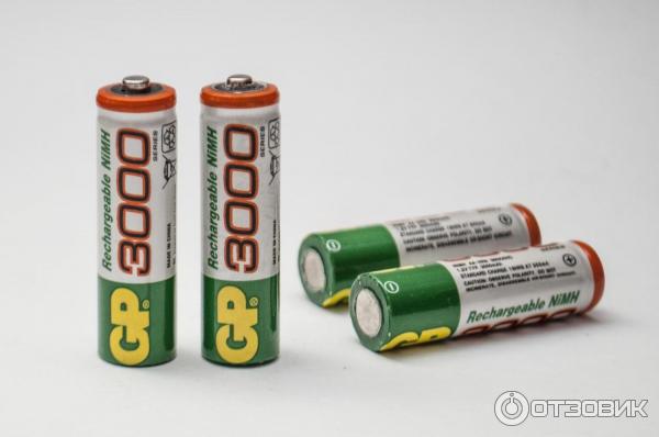 Аккумуляторные батареи AA GP 3000 mAh фото