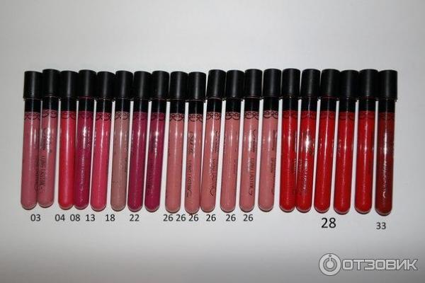 Стойкая помада Long Lasting Lip Gloss фото