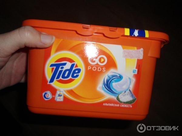 Гель-капсулы Tide Альпийская свежесть