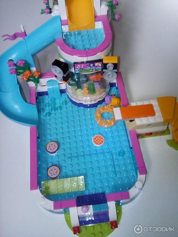 Аквапарк из лего самоделка Отзыв о Конструктор LEGO Friends "Летний бассейн" Любимый конструктор