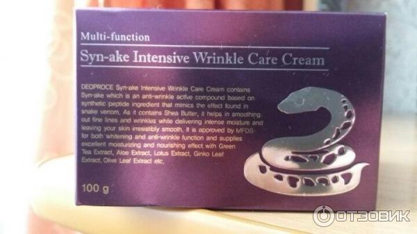 Крем для лица Deoproce Syn-Ake Intensive Wrinkle Care Cream фото