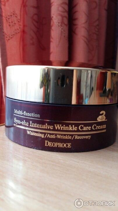 Крем для лица Deoproce Syn-Ake Intensive Wrinkle Care Cream фото