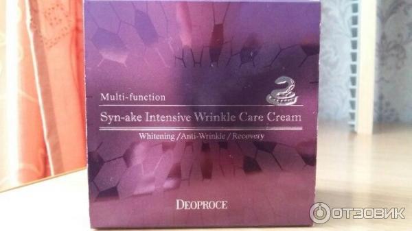 Крем для лица Deoproce Syn-Ake Intensive Wrinkle Care Cream фото