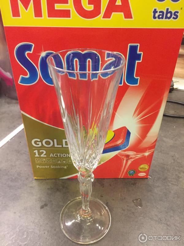 Таблетки для посудомойки Somat gold фото