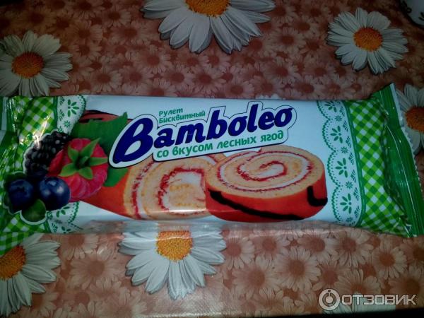 Рулет бисквитный Bamboleo фото