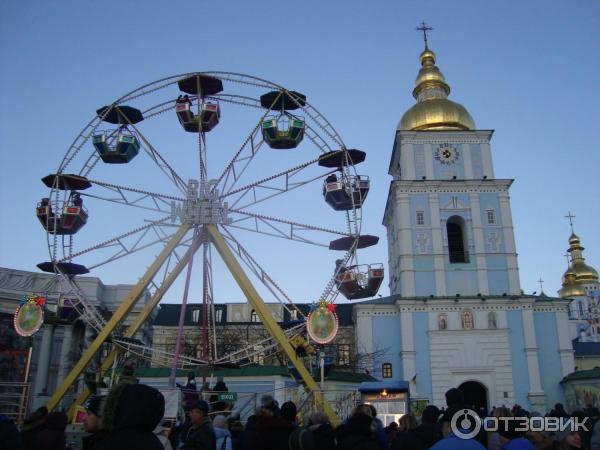 Рождественская ярмарка на Софиевской площади (Украина, Киев) фото