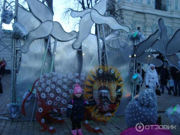 Рождественская ярмарка на Софиевской площади (Украина, Киев) фото