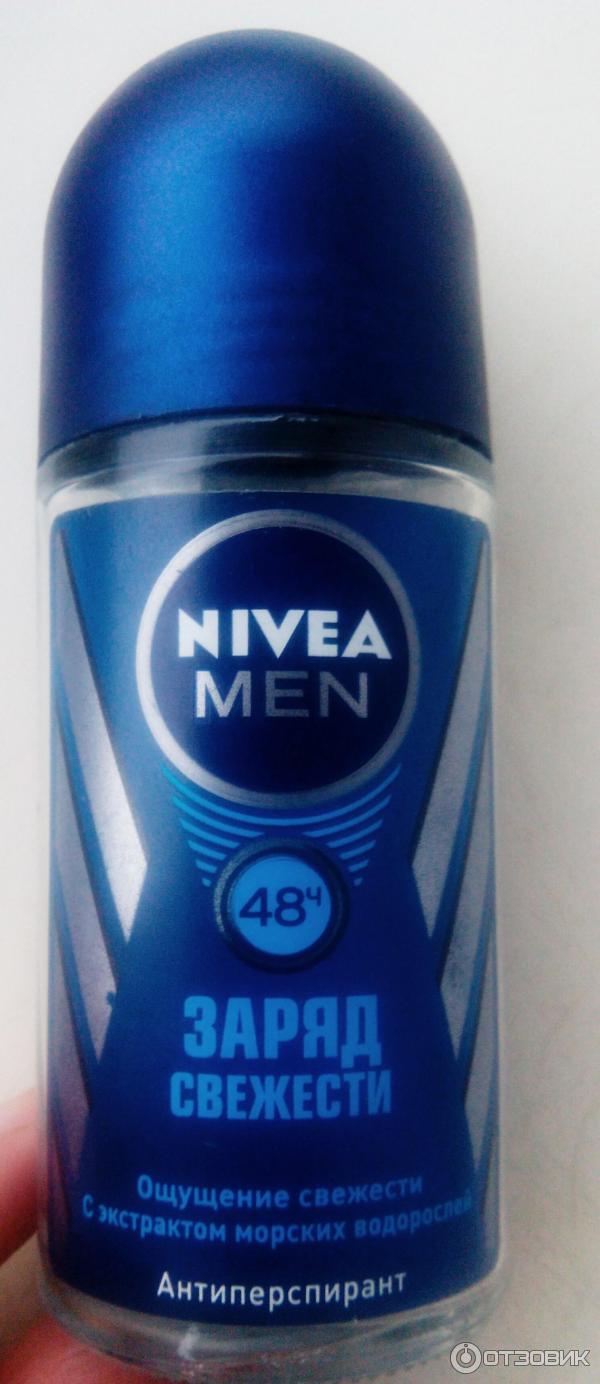 Дезодорант-антиперспирант шариковый Nivea for Men Заряд свежести фото