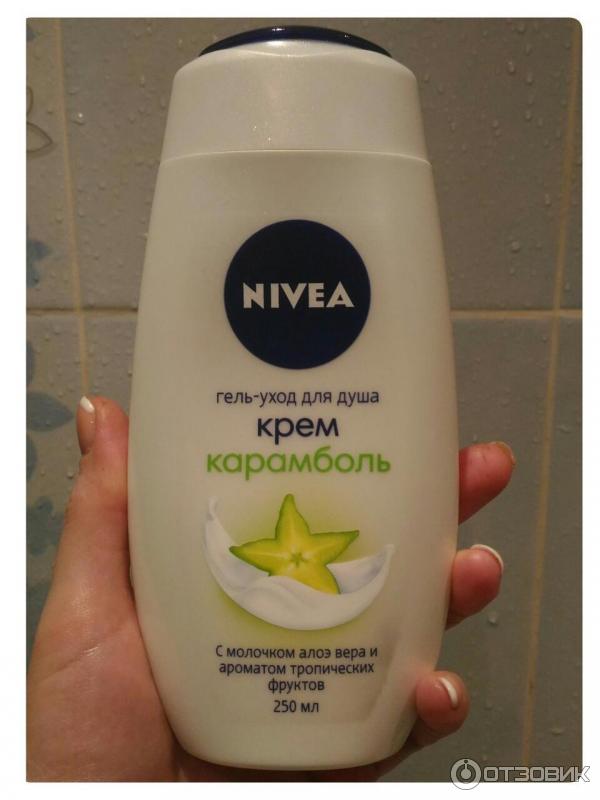 Гель-уход для душа Nivea Крем Карамболь фото