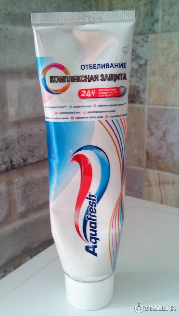 Зубная паста Aquafresh Комплексная защита Отбеливание фото