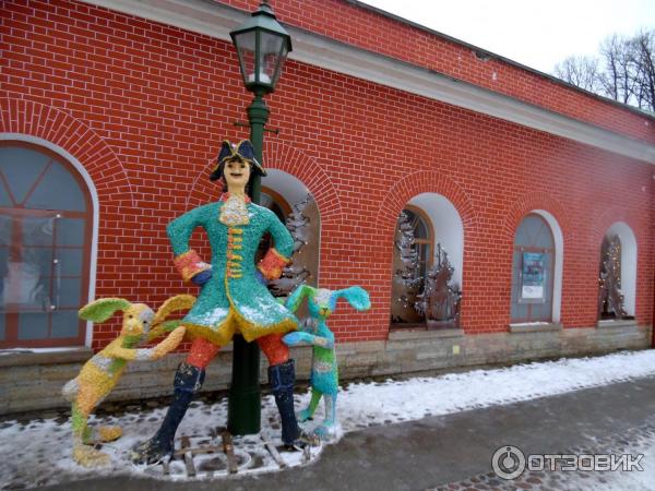 Скульптура из пенопласта в Петропавловской крепости