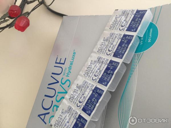 Контактные линзы Acuvue Oasys 1-Day with HydraLuxe фото