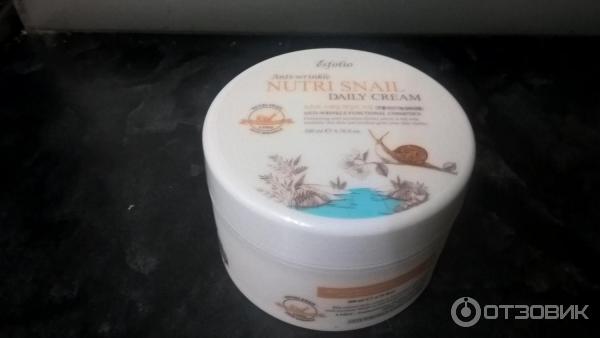 Крем для лица с экстрактом муцина улитки Esfolio Nutri Snail Daily Cream