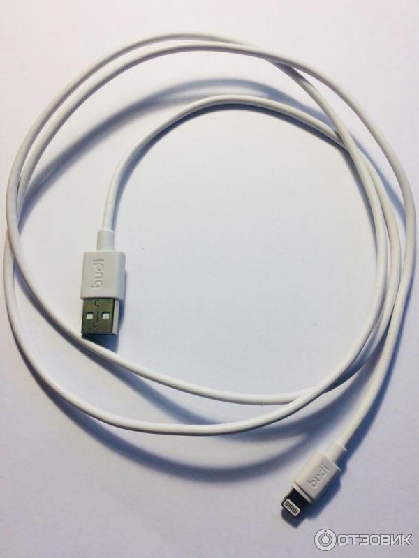 Кабель USB - Apple lightning budi фото