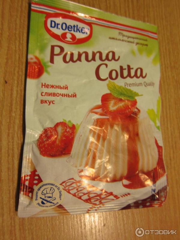 Десерт Dr.Oetker Panna cotta фото