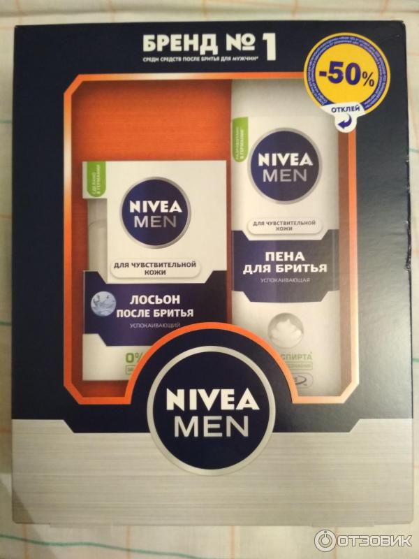 Набор пена для бритья и лосьон после бритья Nivea for Men фото