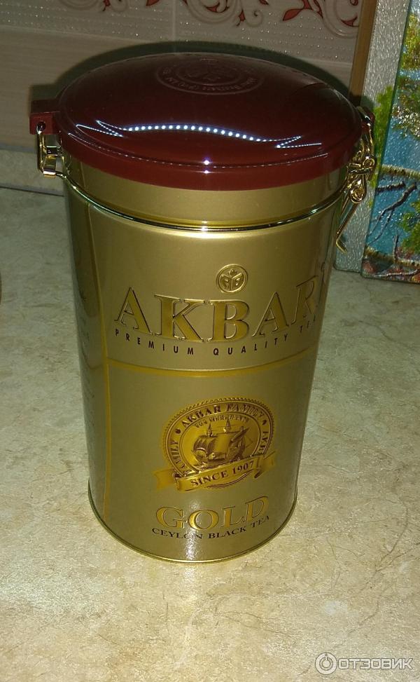 Чай черный цейлонский Акбар Gold фото