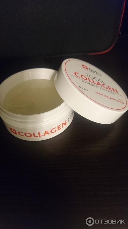 Гидрогелевые патчи для глаз tete 100% collagen с гиалуроновой кислотой фото