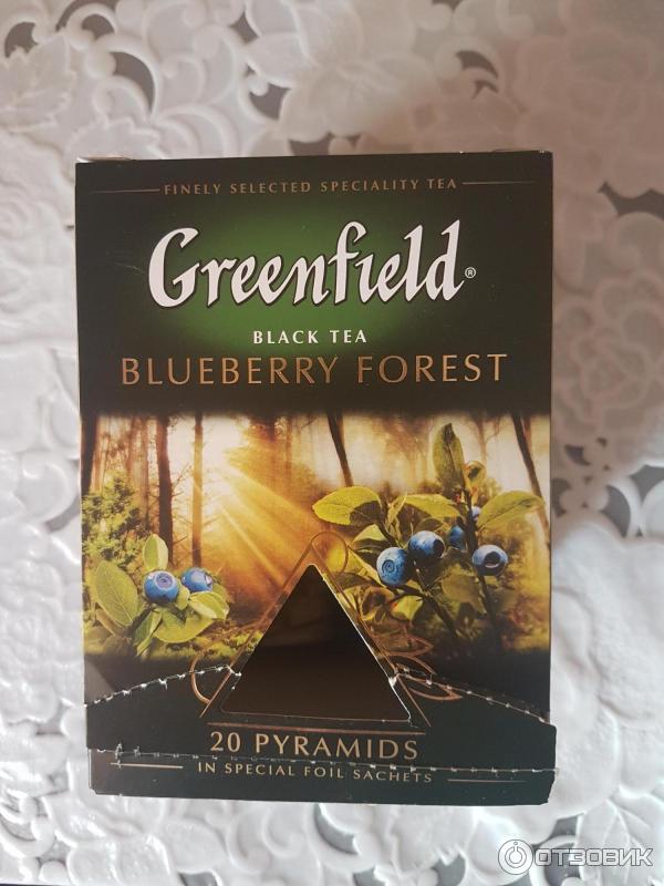 Чай Greenfield Blueberry Forest в пирамидках фото