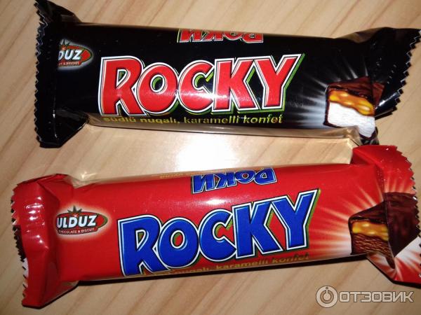 Шоколадный батончик Rocky фото