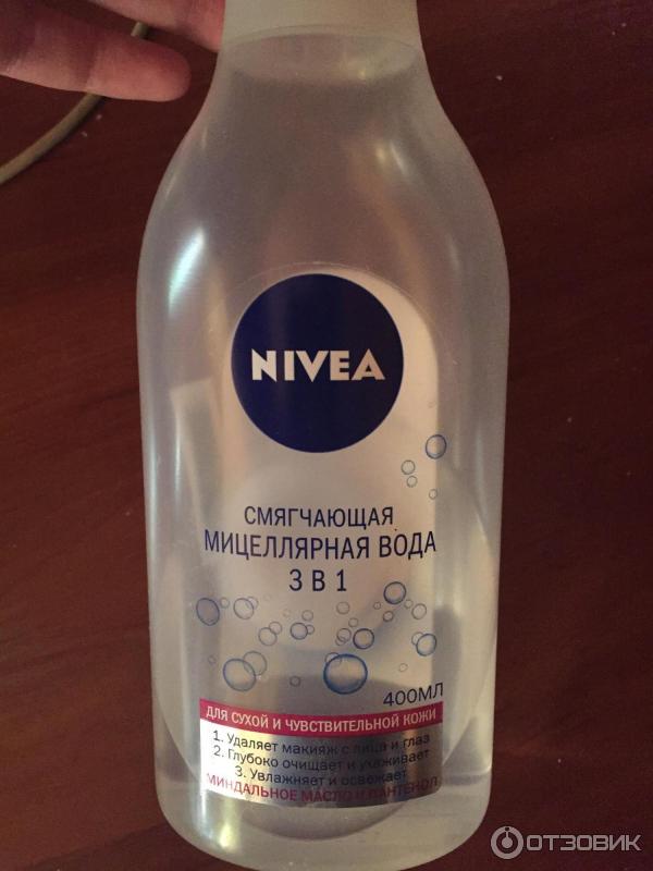 Смягчающая мицеллярная вода Nivea 3 в 1 фото