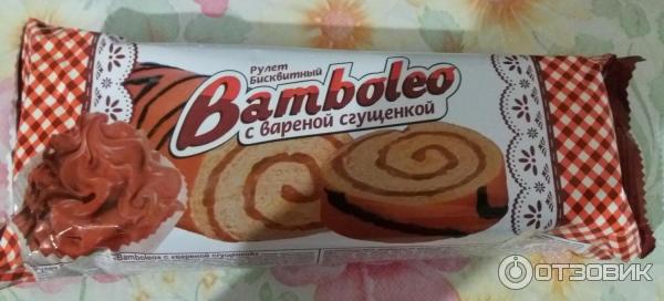 Рулет бисквитный Bamboleo фото