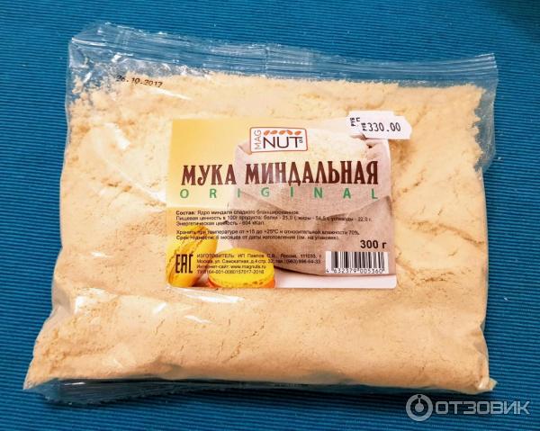 Миндальная мука: чем полезна, калорийность и БЖУ, для …