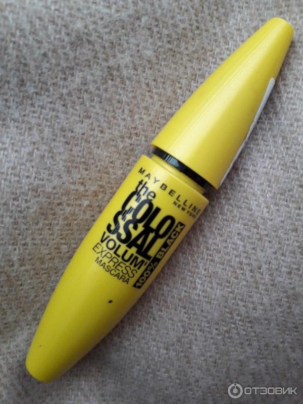 Тушь для ресниц MAYBELLINE The Colossal Volum Express mascara 100% black фото