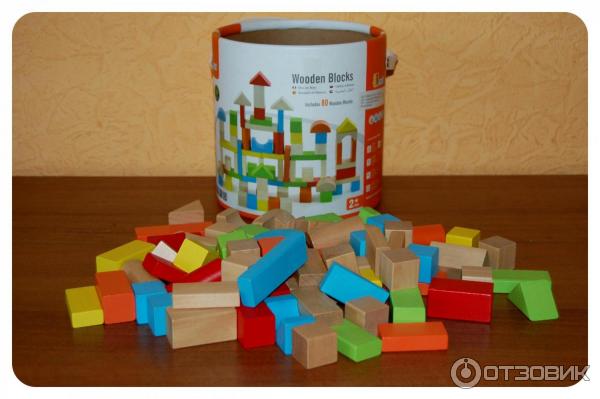 Набор для конструирования Viga Wooden Blocks фото