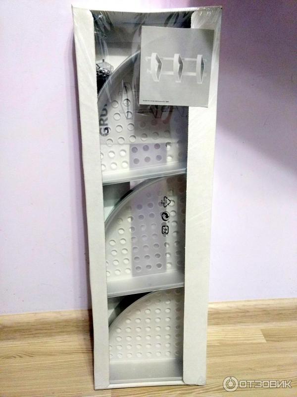 Отзыв о Настенный полочный угловой модуль Ikea "Грундталь" | Отличная!