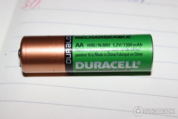 Аккумуляторные батарейки Duracell фото