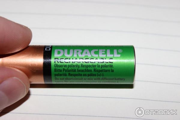 Аккумуляторные батарейки Duracell фото